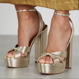 AQUAZZURA Sundance platform sandals